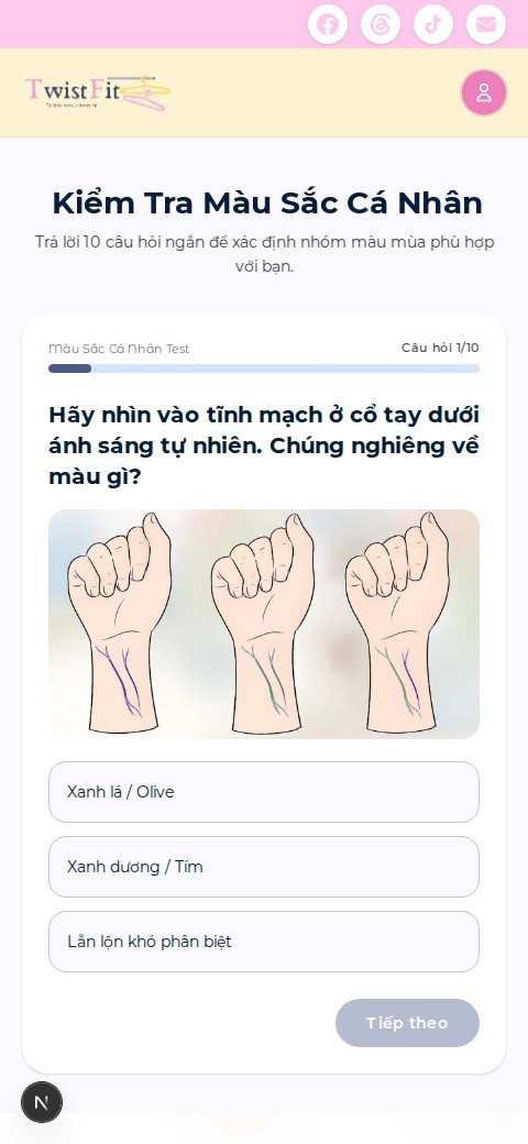 Khám phá sắc độ qua bài kiểm tra nhanh.